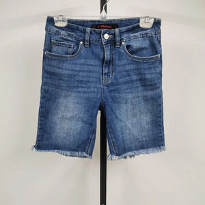 Dollhouse Womens Bermuda Raw Edge Hem Shorts  Size 28
